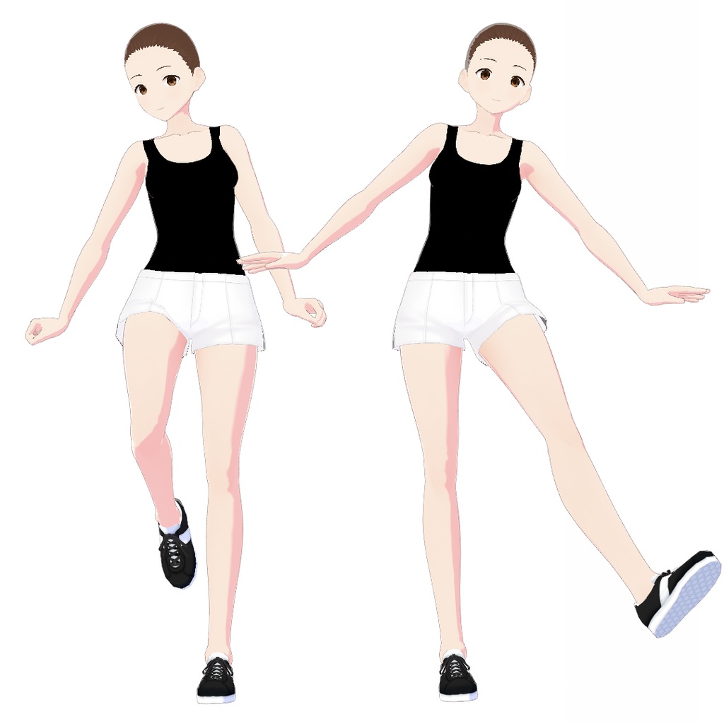 【#VRoid】スピンズbooth店・バーチャルモデルポーズ集10選【完全無料】