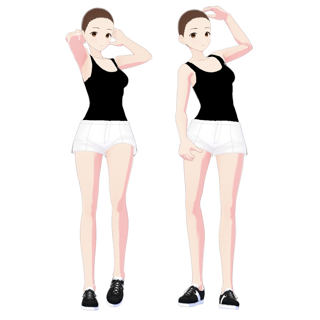 【#VRoid】スピンズbooth店・バーチャルモデルポーズ集10選【完全無料】