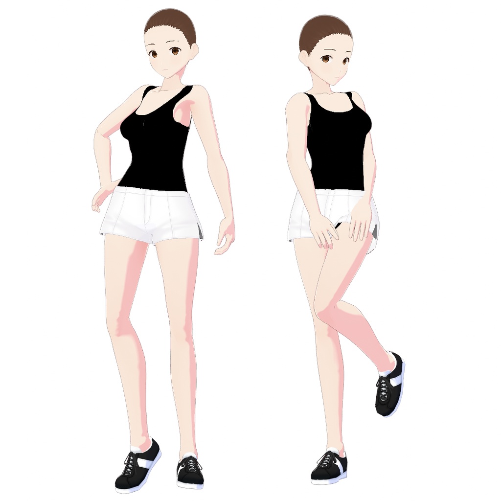 【#VRoid】スピンズbooth店・バーチャルモデルポーズ集10選【完全無料】