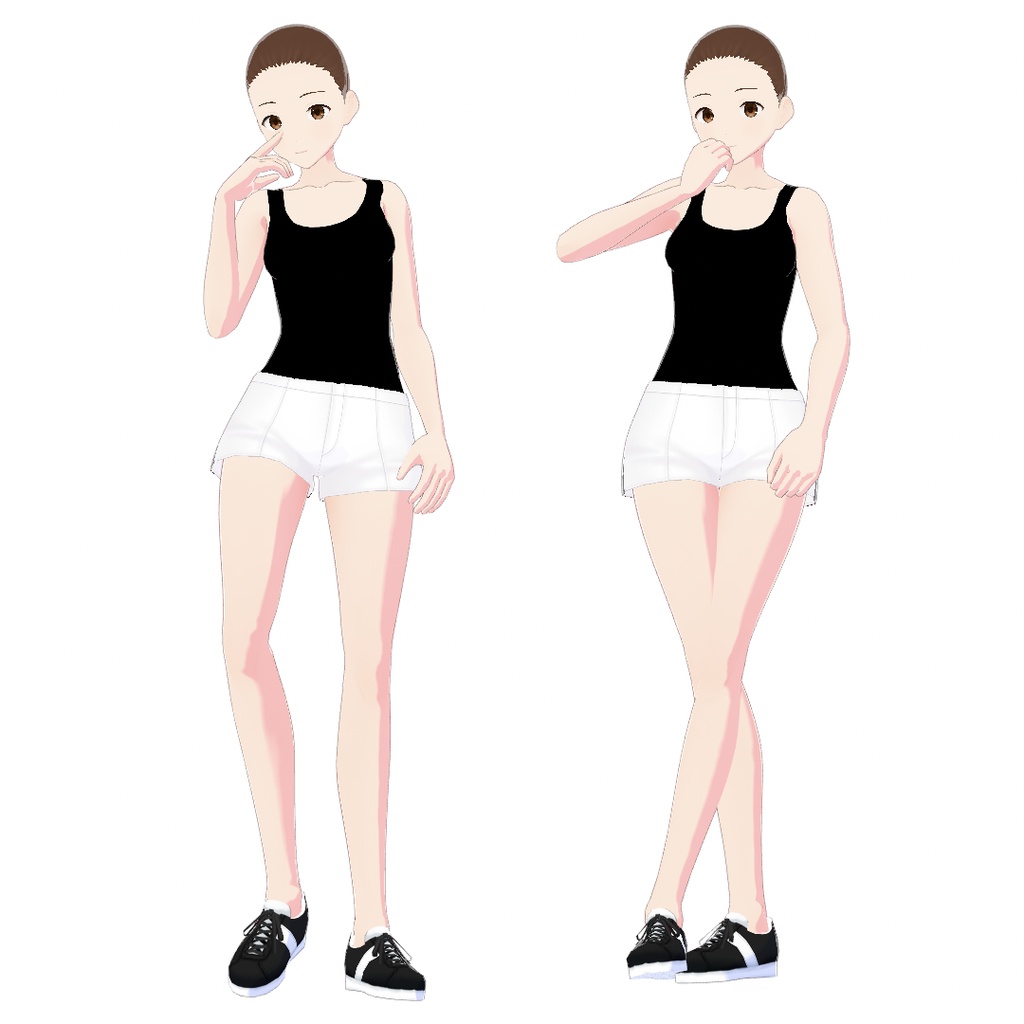 【#VRoid】スピンズbooth店・バーチャルモデルポーズ集10選【完全無料】