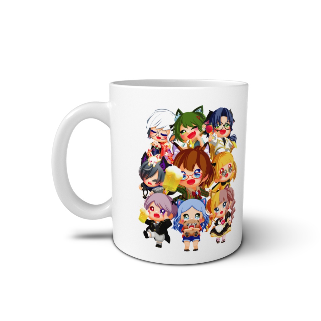 お茶会マグカップ