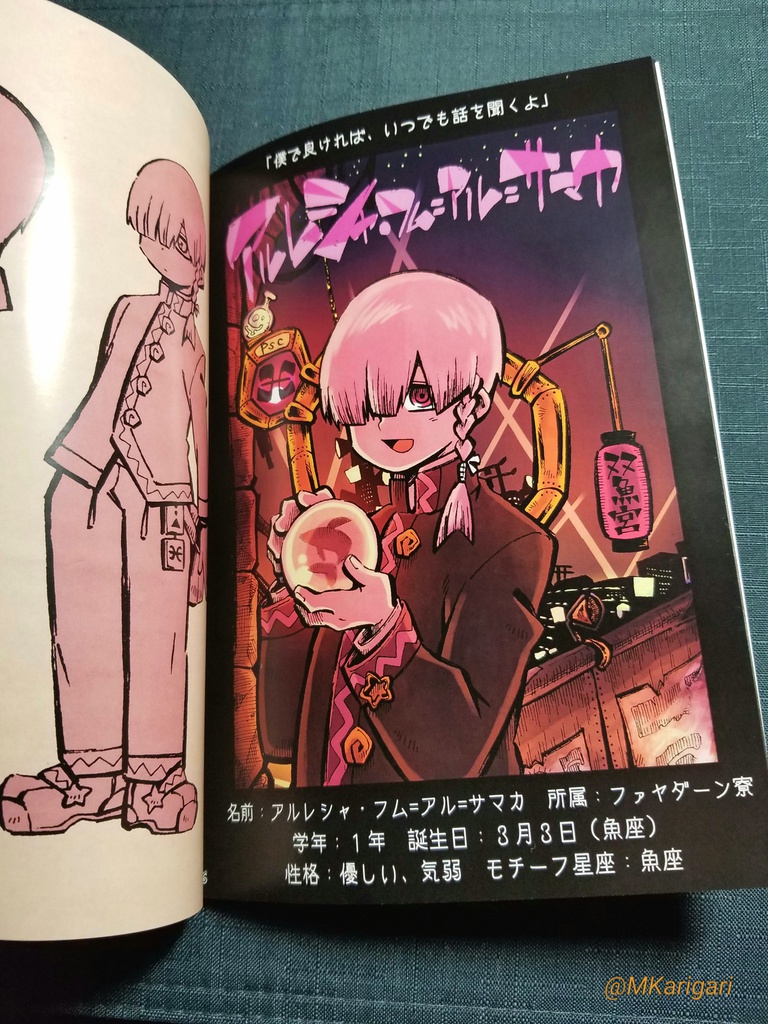 【自家発送】『あすのあすてる』キャラ紹介BOOK/十二宮