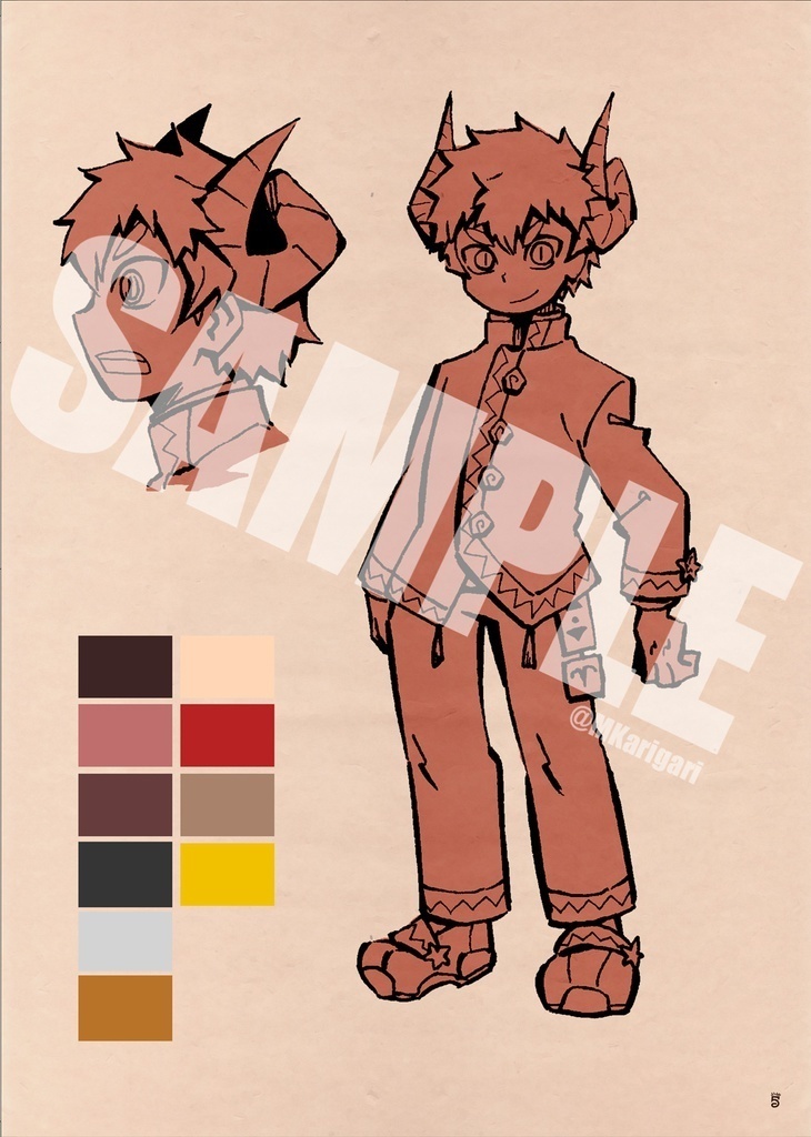 【PDFダウンロード版】『あすのあすてる』キャラ紹介BOOK/十二宮