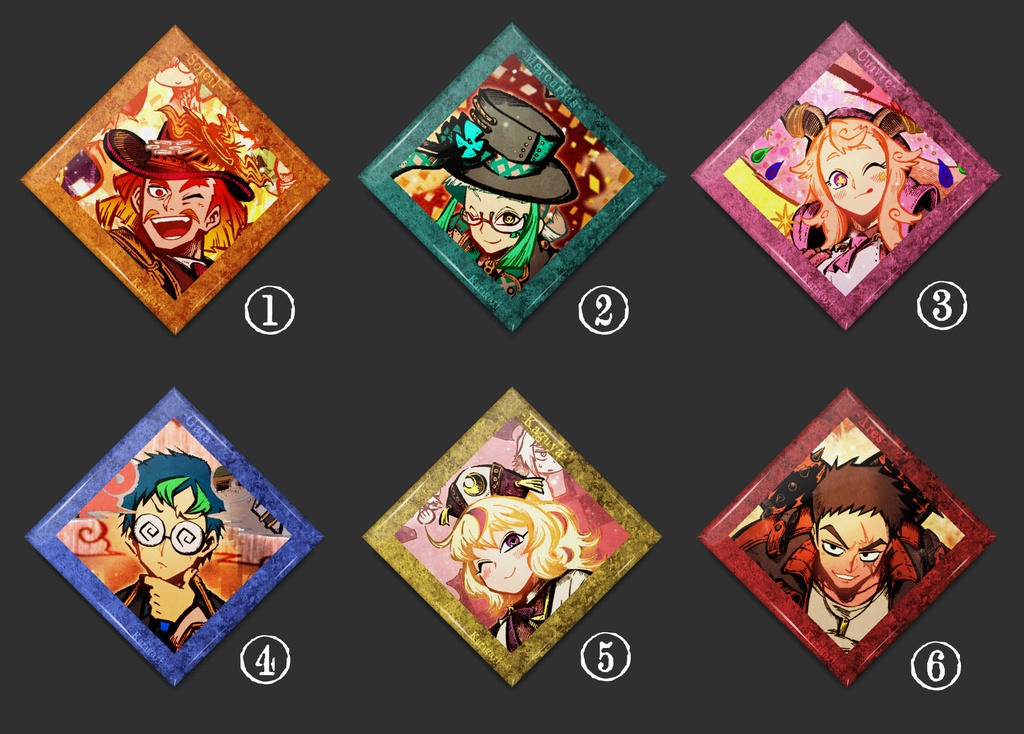 【オンデマンド】『あすのあすてる』キャラ缶バッジ弐/太陽系