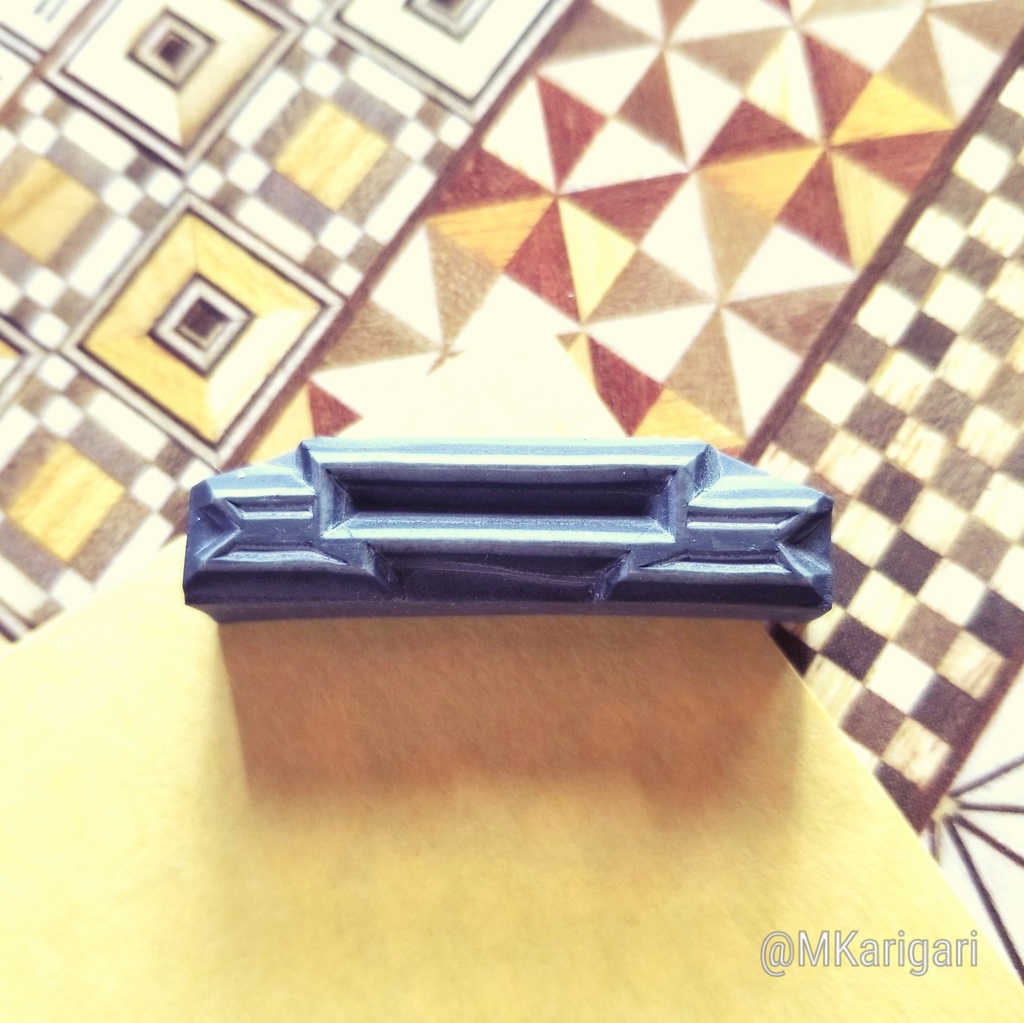 【全2種】消しゴムスタンプ:ミニリボン