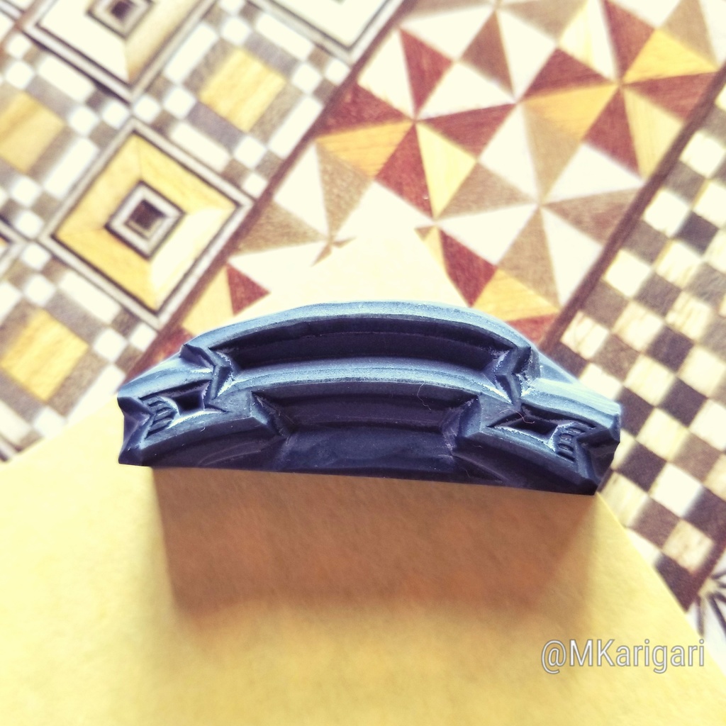 【全2種】消しゴムスタンプ:ミニリボン