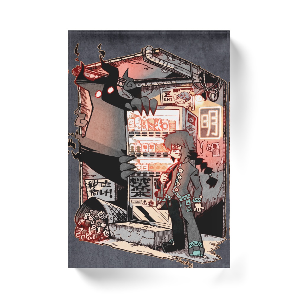 アクリルブロック:自販機