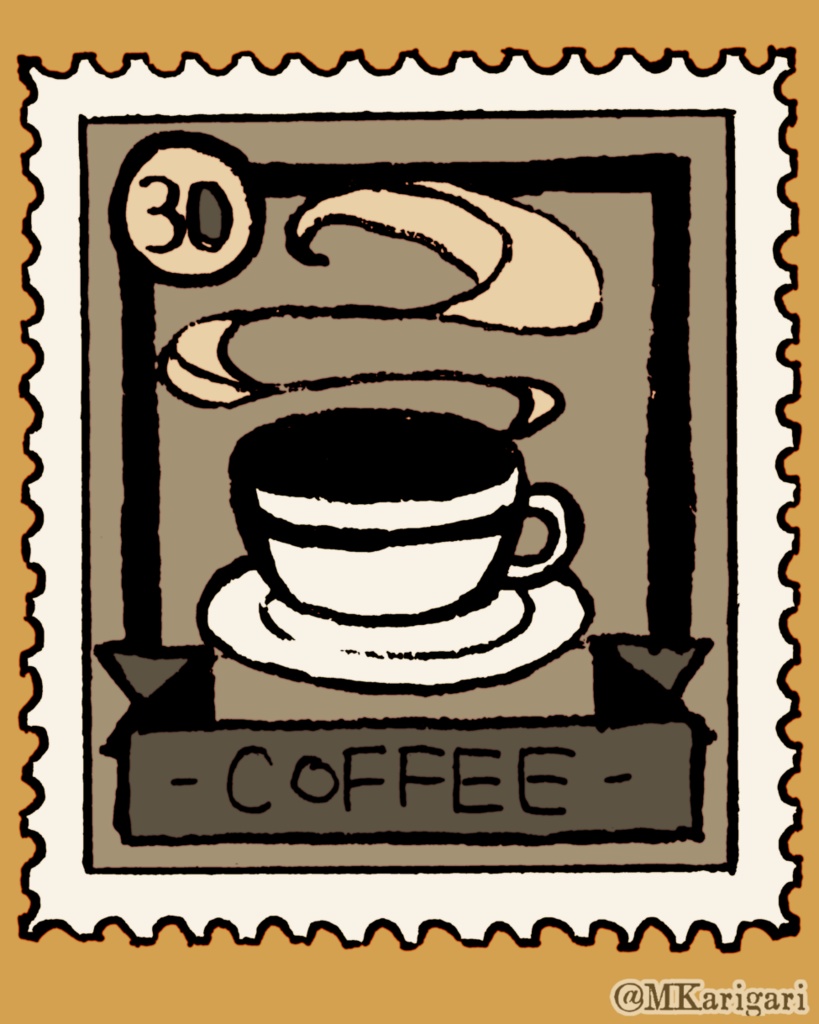 【自家発送】とかげ紳士:ポストカード4種セット