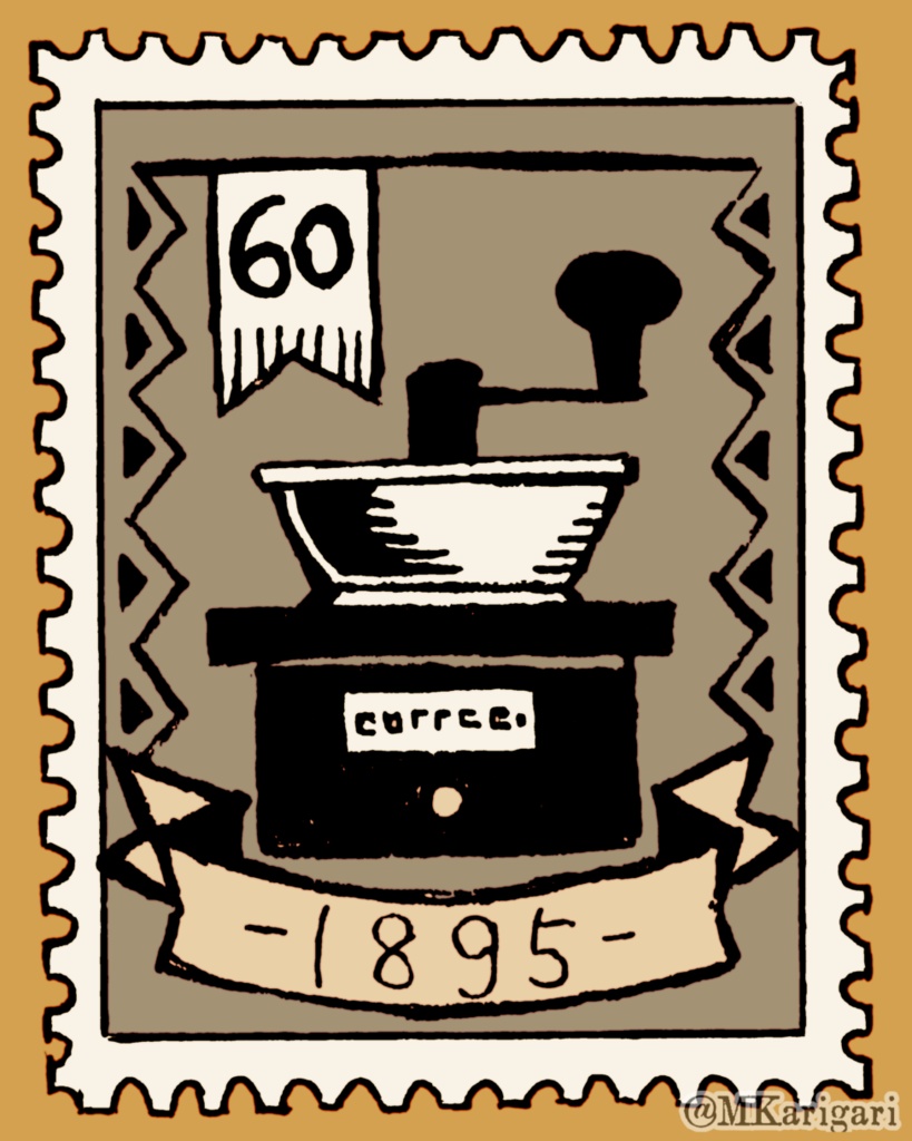 【自家発送】とかげ紳士:ポストカード4種セット