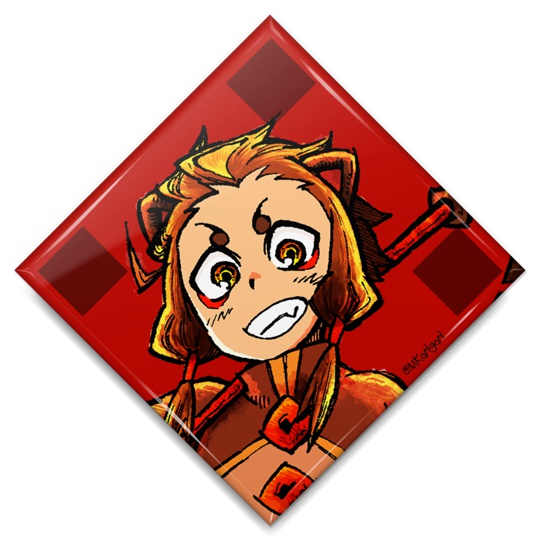 【自家発送分/全2種】シュロ&リンドウ缶バッジ