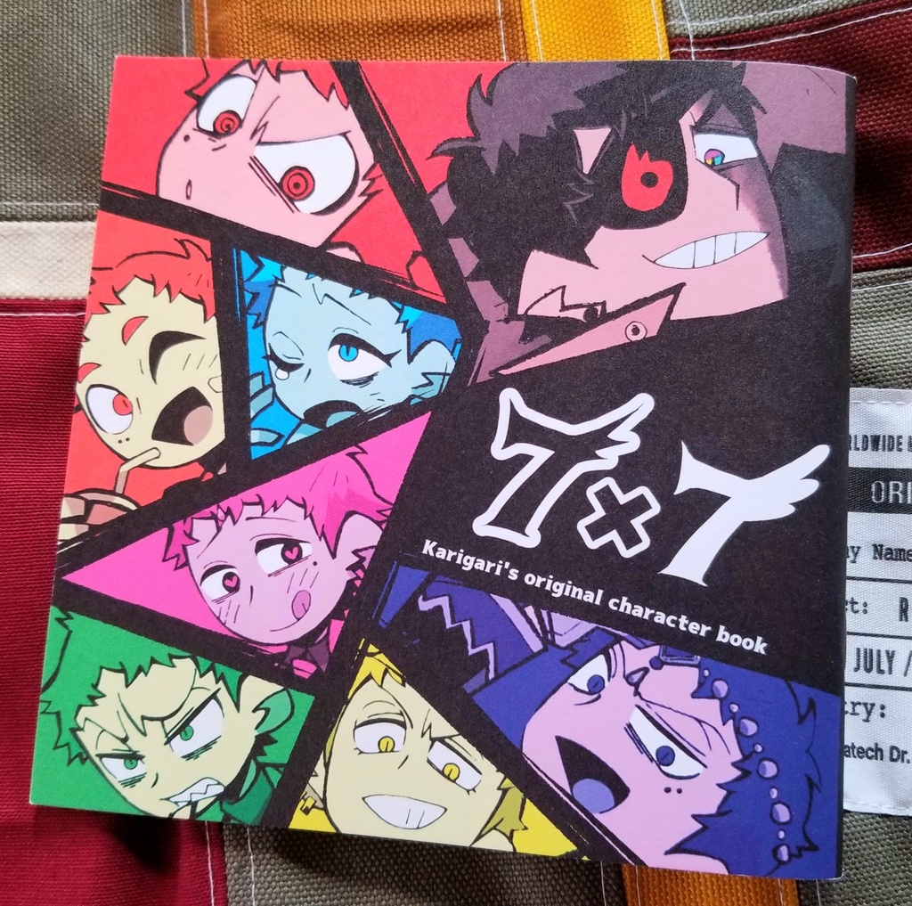 【自家発送】7×7:キャラクターイラスト&紹介BOOK