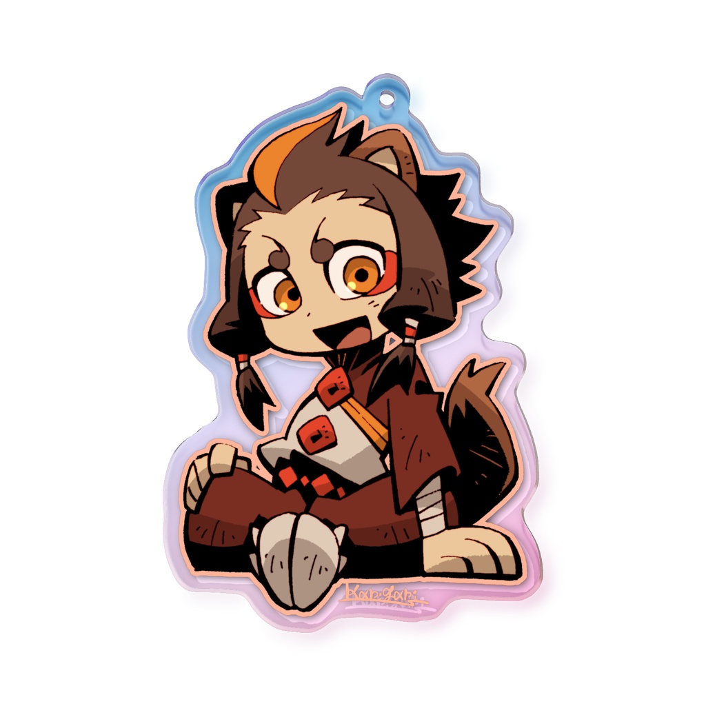 オーロラアクキー◆シュロとリンドウ