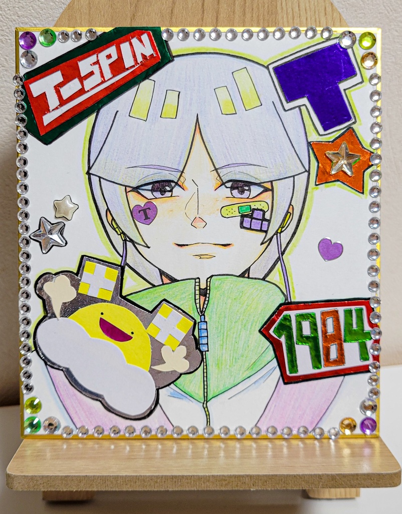 ミニ色紙(ティ)