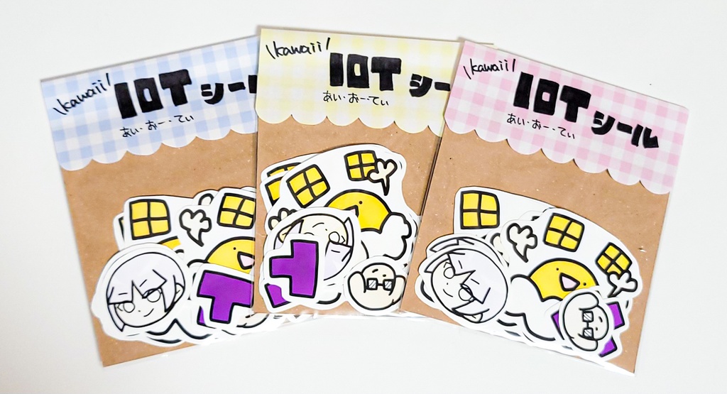 Kawaii IOTステッカーシール
