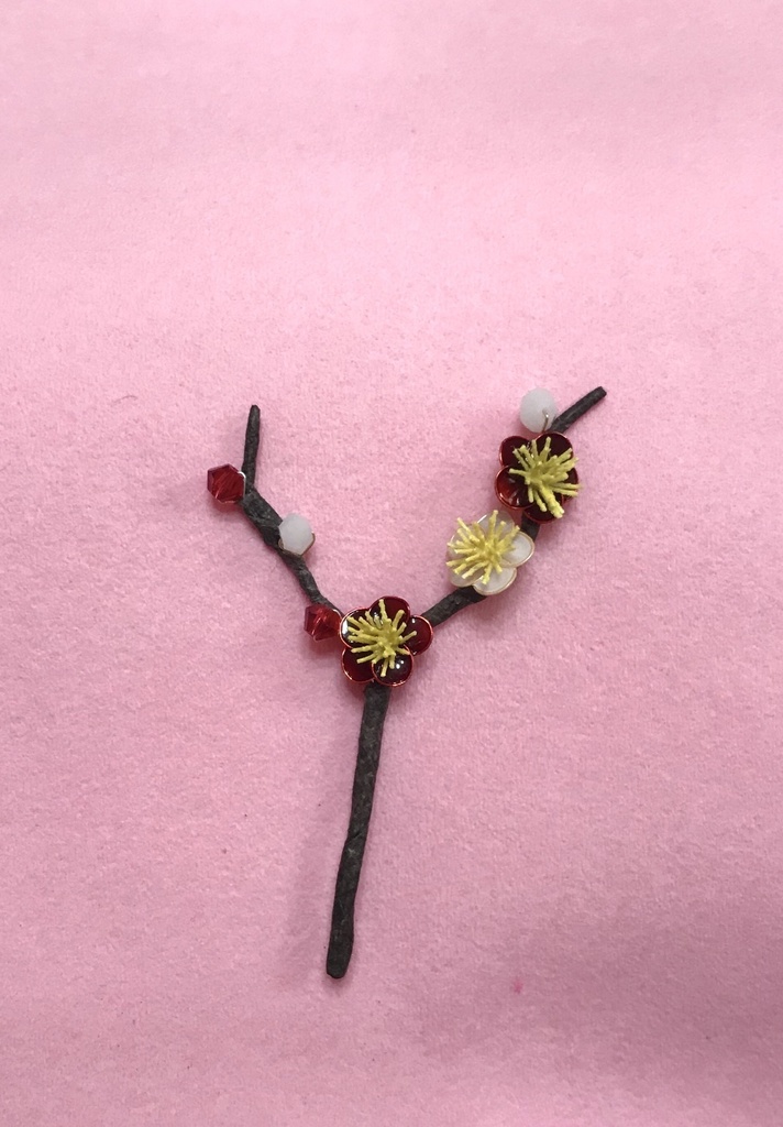 【紅白梅】