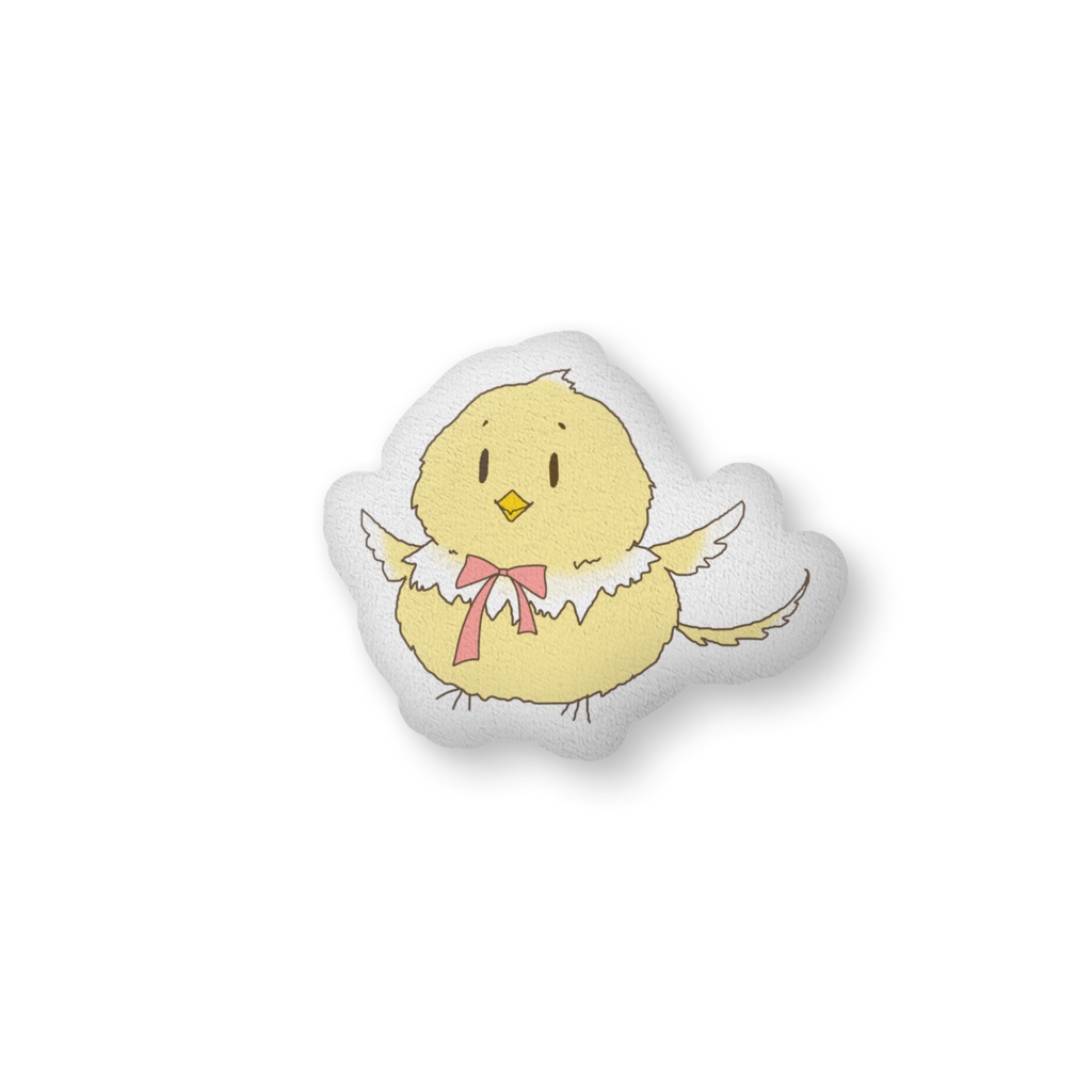 りぼのふかふかクッション
