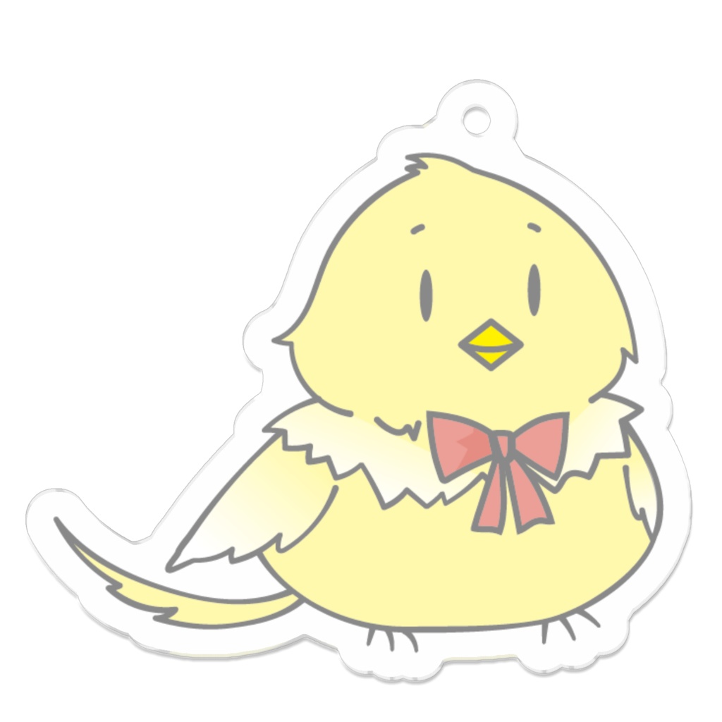 りぼのアクリルキーホルダー