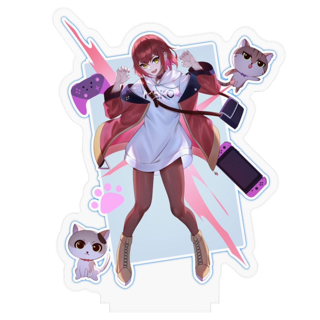 【2周年記念グッズ】アクリルスタンド(100×100mm)