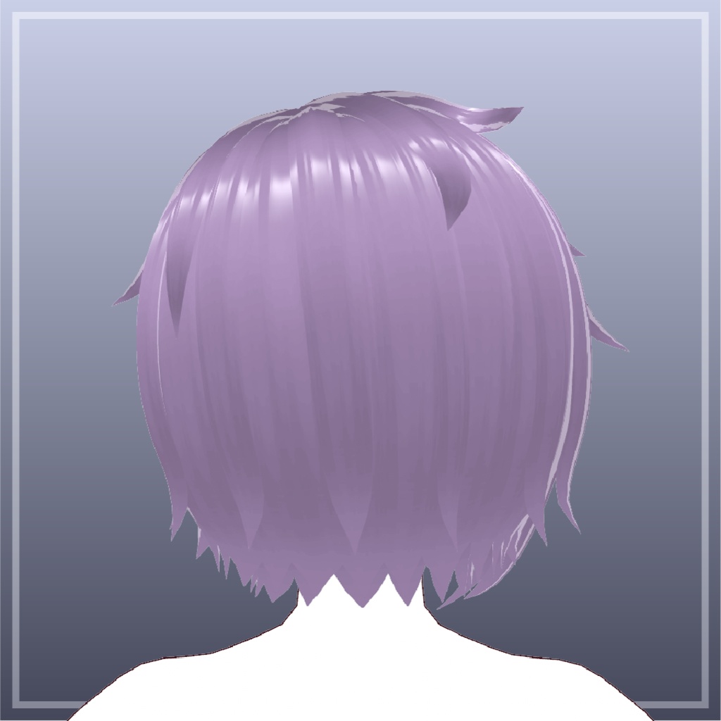 アシメショートヘア【VRoid】