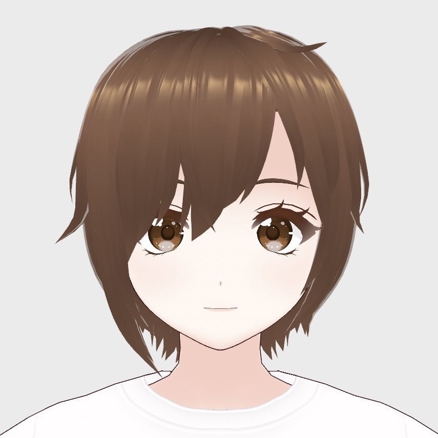 【VRoid正式版】アシメ外ハネショート