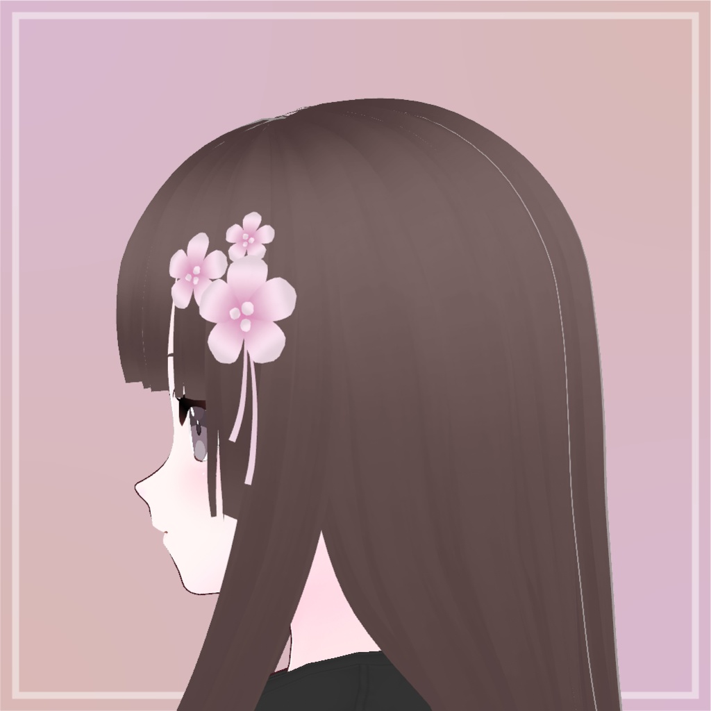 【VRoid正式版】桜の髪飾り