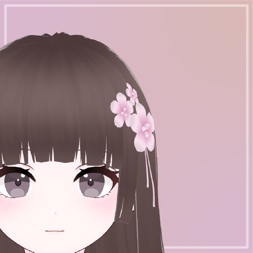 【VRoid正式版】桜の髪飾り