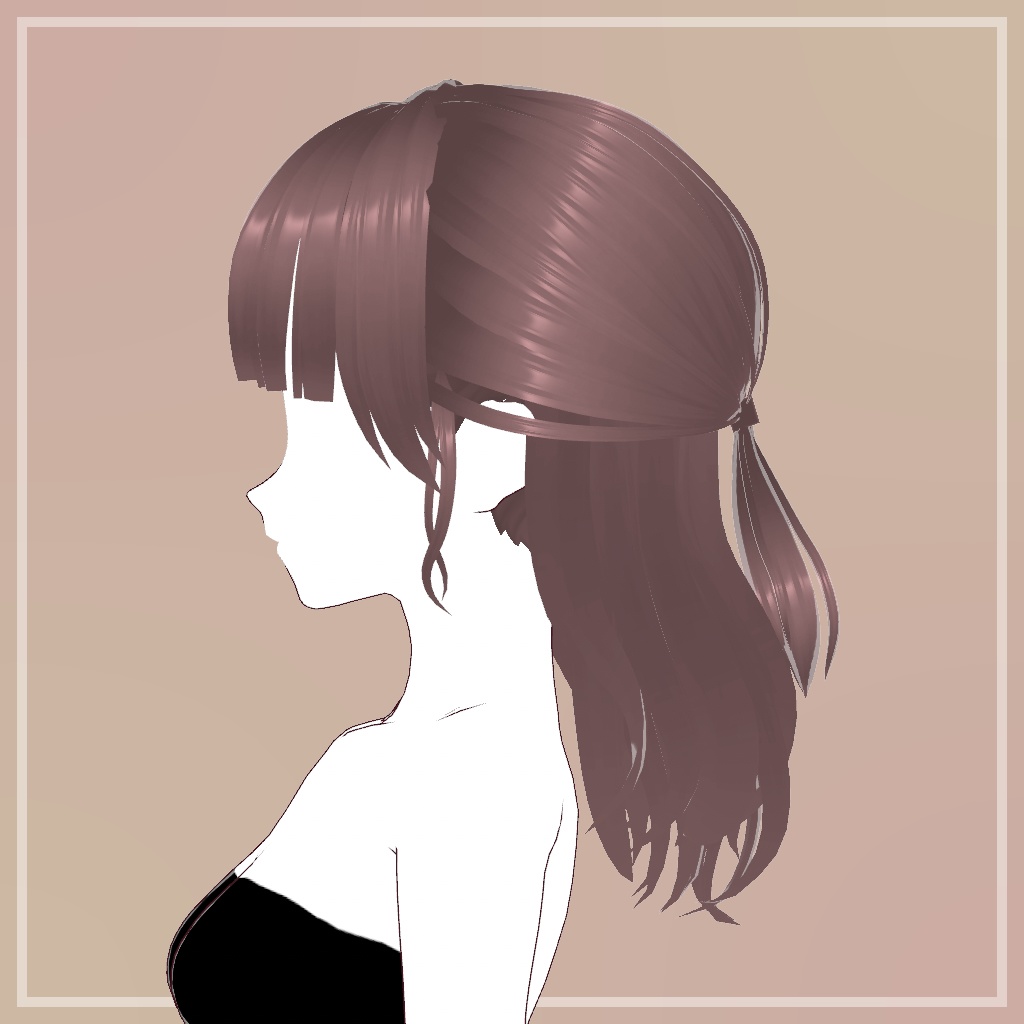 ふわふわハーフアップ【VRoid】