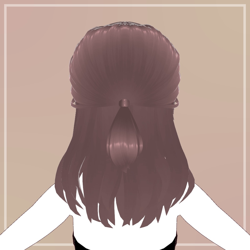 ふわふわハーフアップ【VRoid】