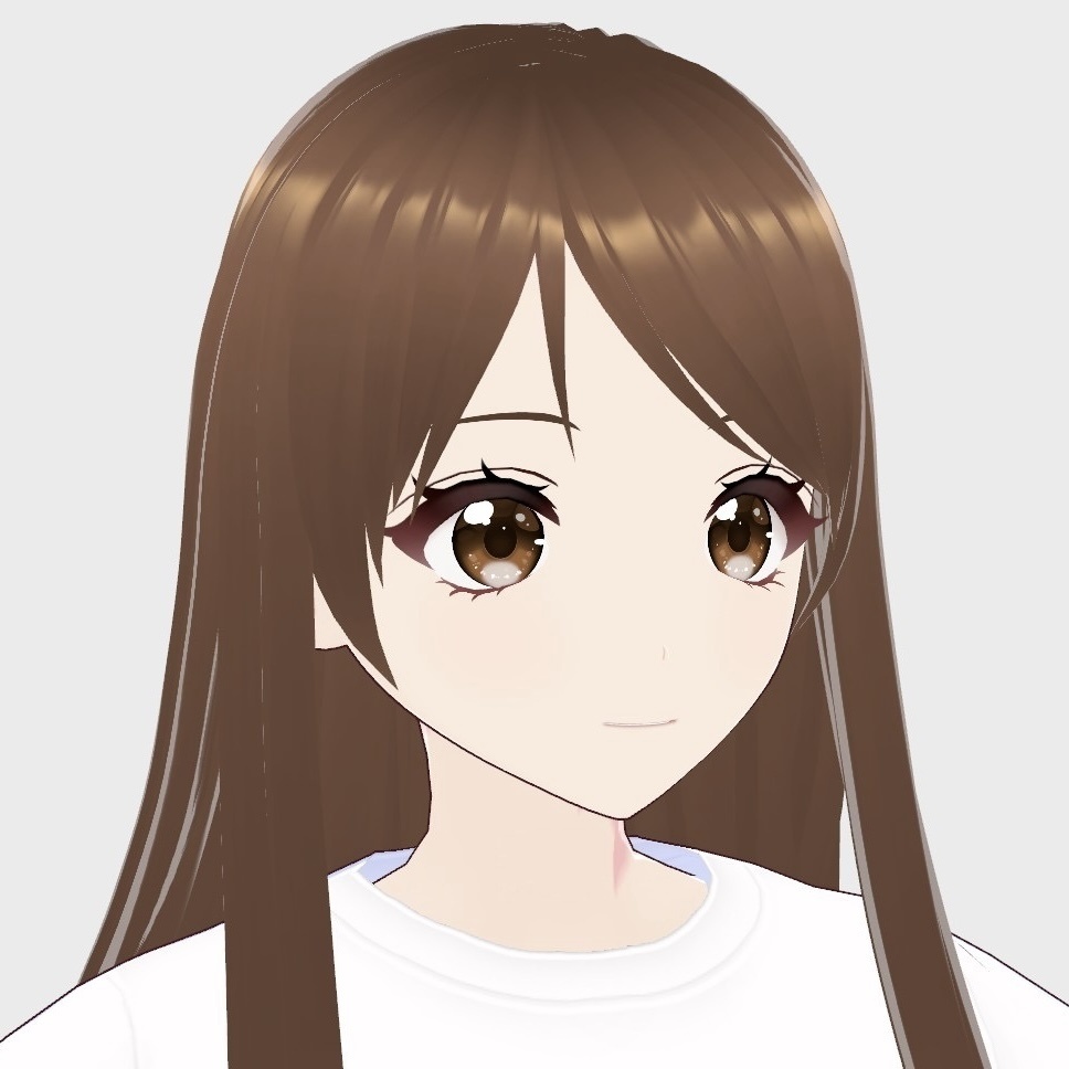 【VRoid】ぱっちりタレ目のアイライン・二重ライン