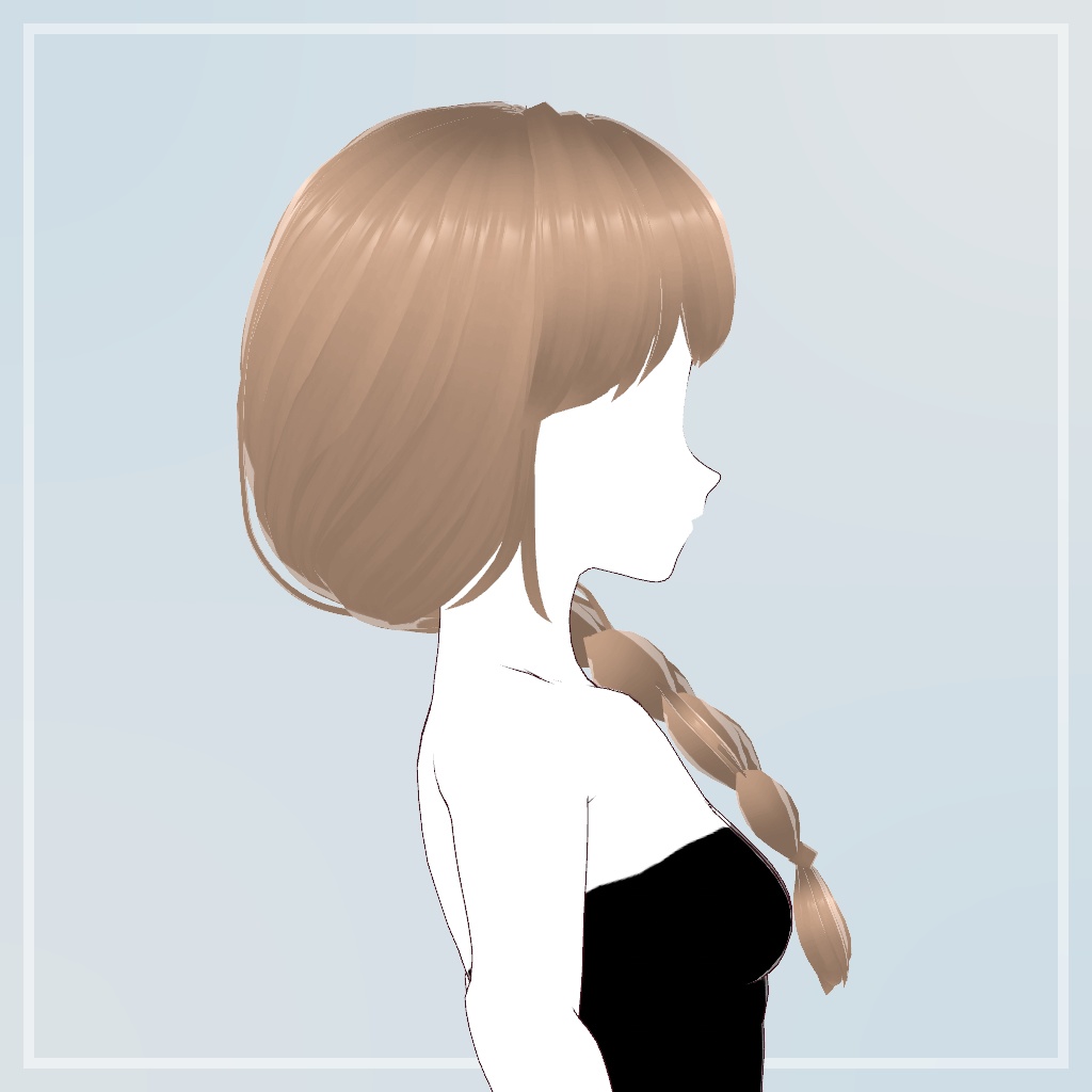 ゆるふわ三つ編み【VRoid】