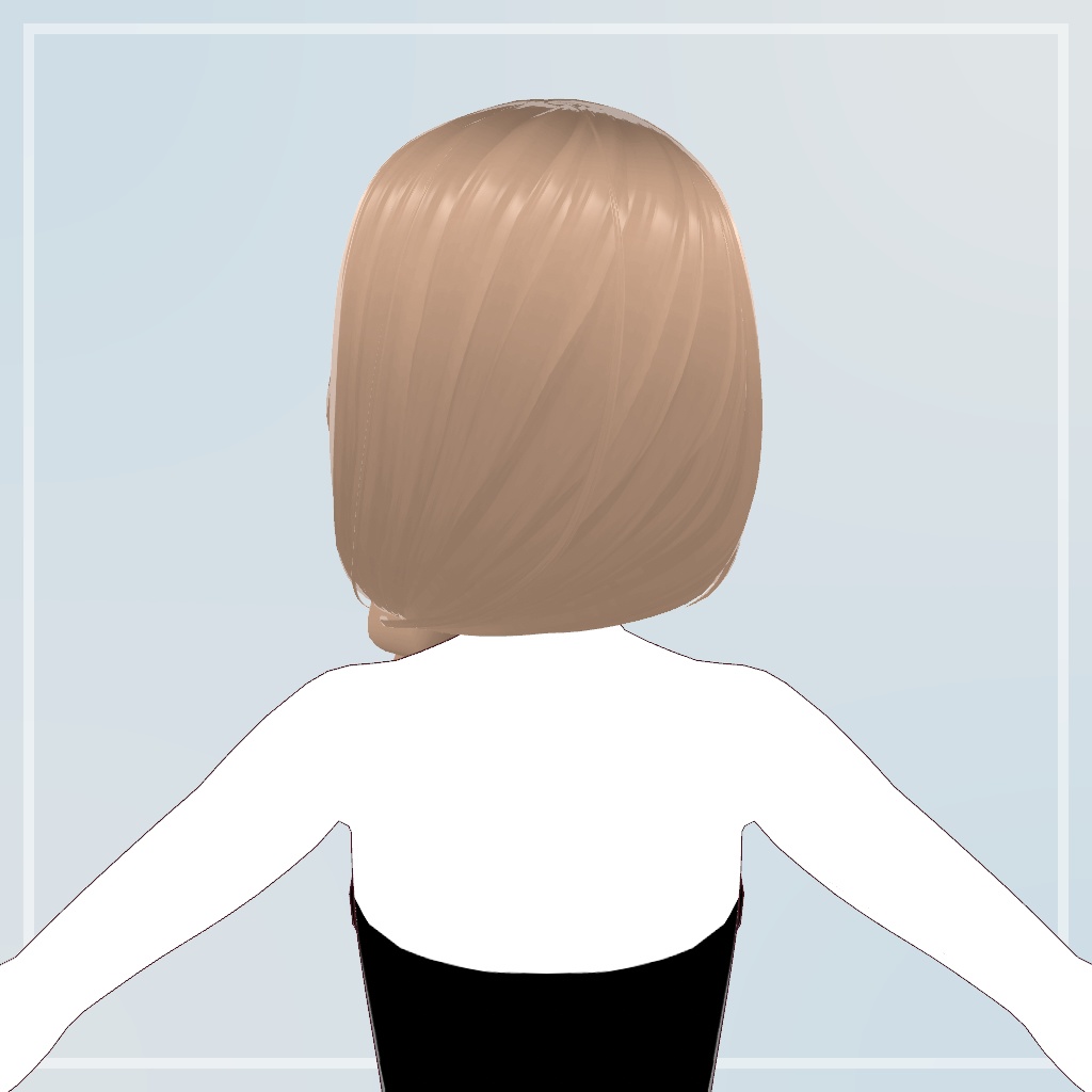 ゆるふわ三つ編み【VRoid】