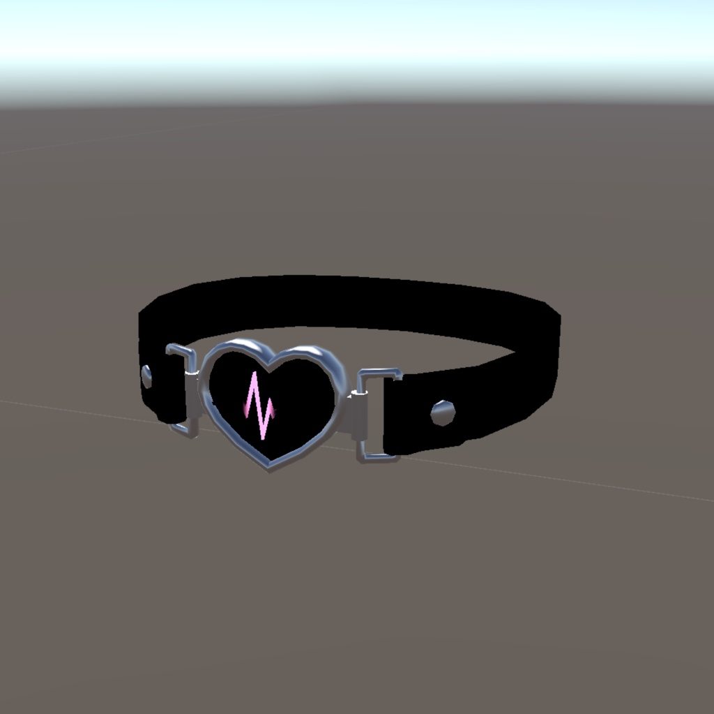 Heartbeat Choker ループアニメーション付【VRChat】