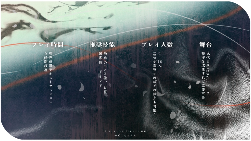 【CoC6th】風と叢雲【SPLL:E190065】