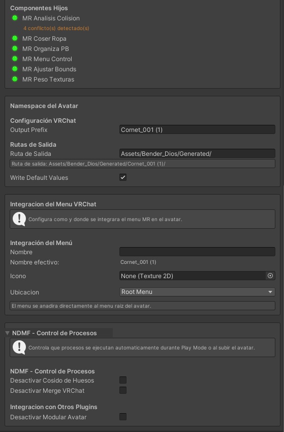 Menu Radial - VRChatアバター用メニュー自動生成システム