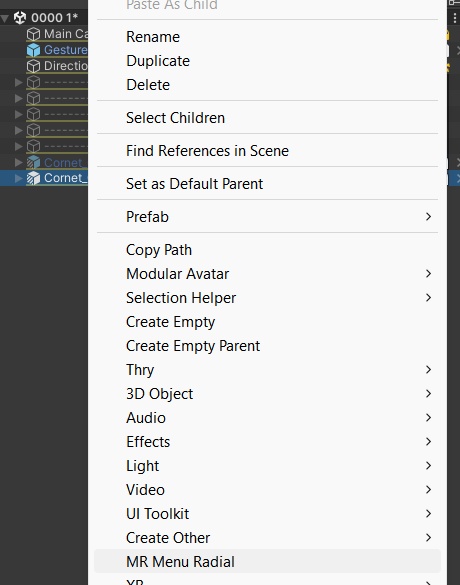 Menu Radial - VRChatアバター用メニュー自動生成システム