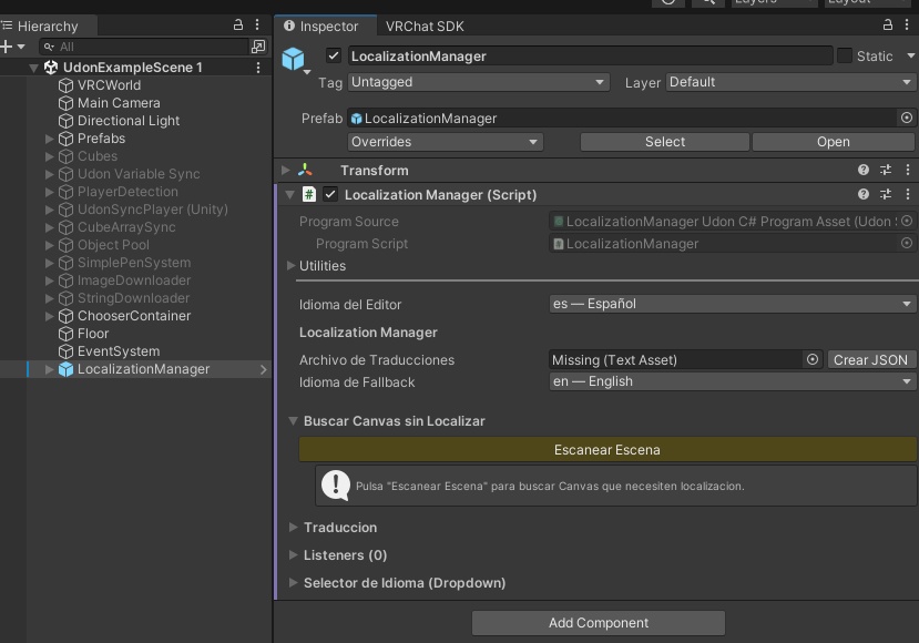 Idiomas - VRChatワールド多言語ローカライズシステム (PC/Quest対応) / VRChat World Localization (PC & Quest)