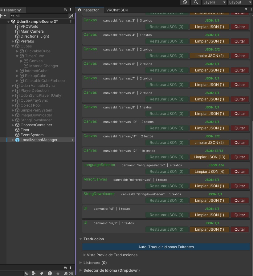 Idiomas - VRChatワールド多言語ローカライズシステム (PC/Quest対応) / VRChat World Localization (PC & Quest)