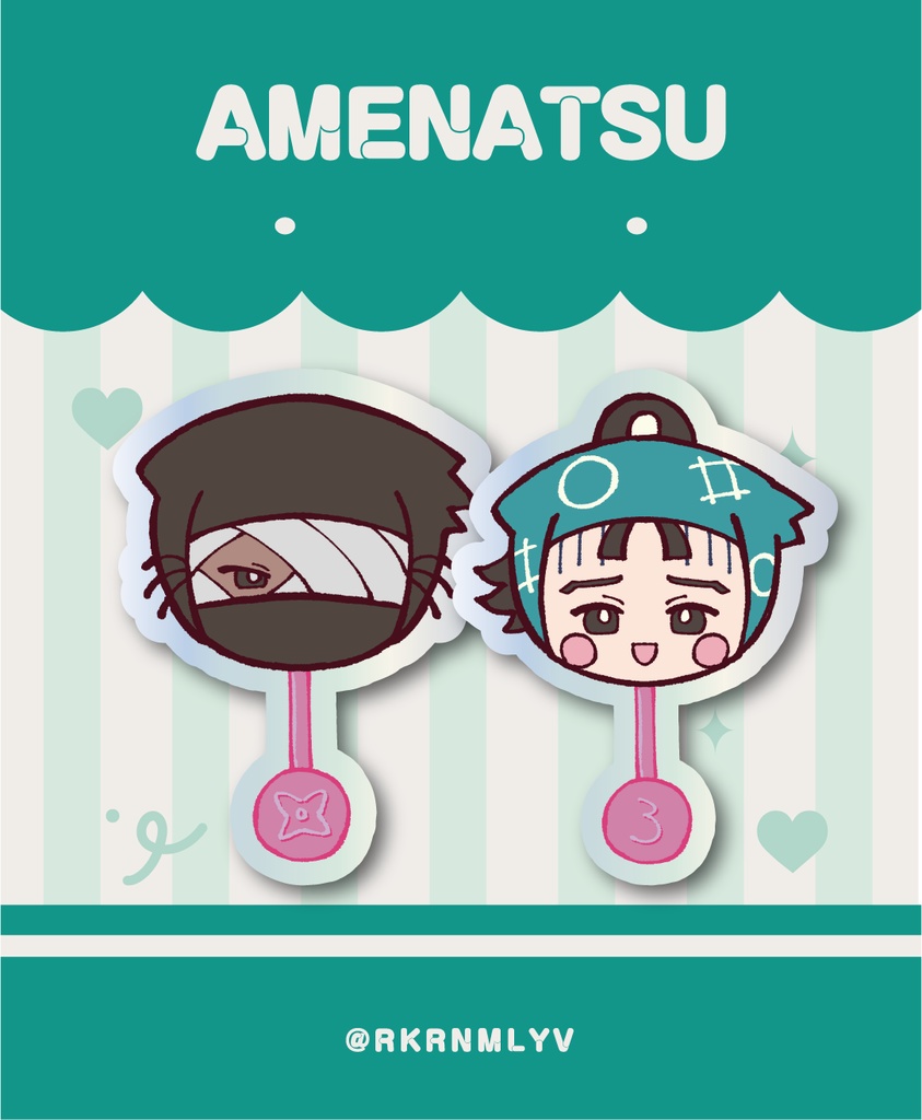 チョコレート風アクリルキーホルダー