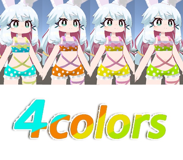 【ネコカモタブンソーネ対応】Usamimi Swimsuits