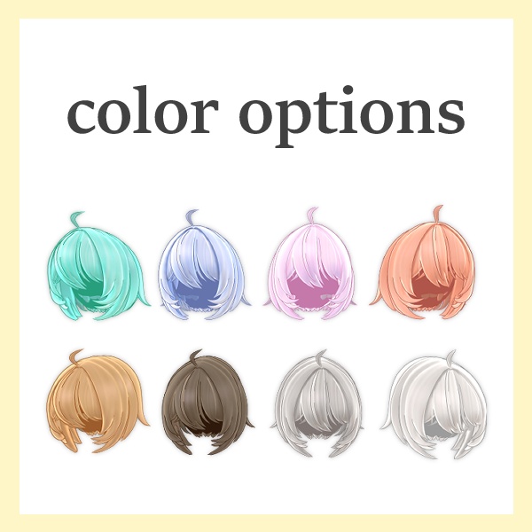 【5avatars】PIYOPIYOショートヘア