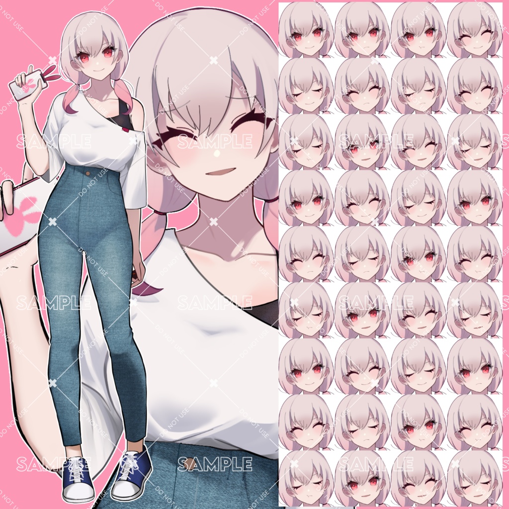 【表情36種】立ち絵素材 ▍09