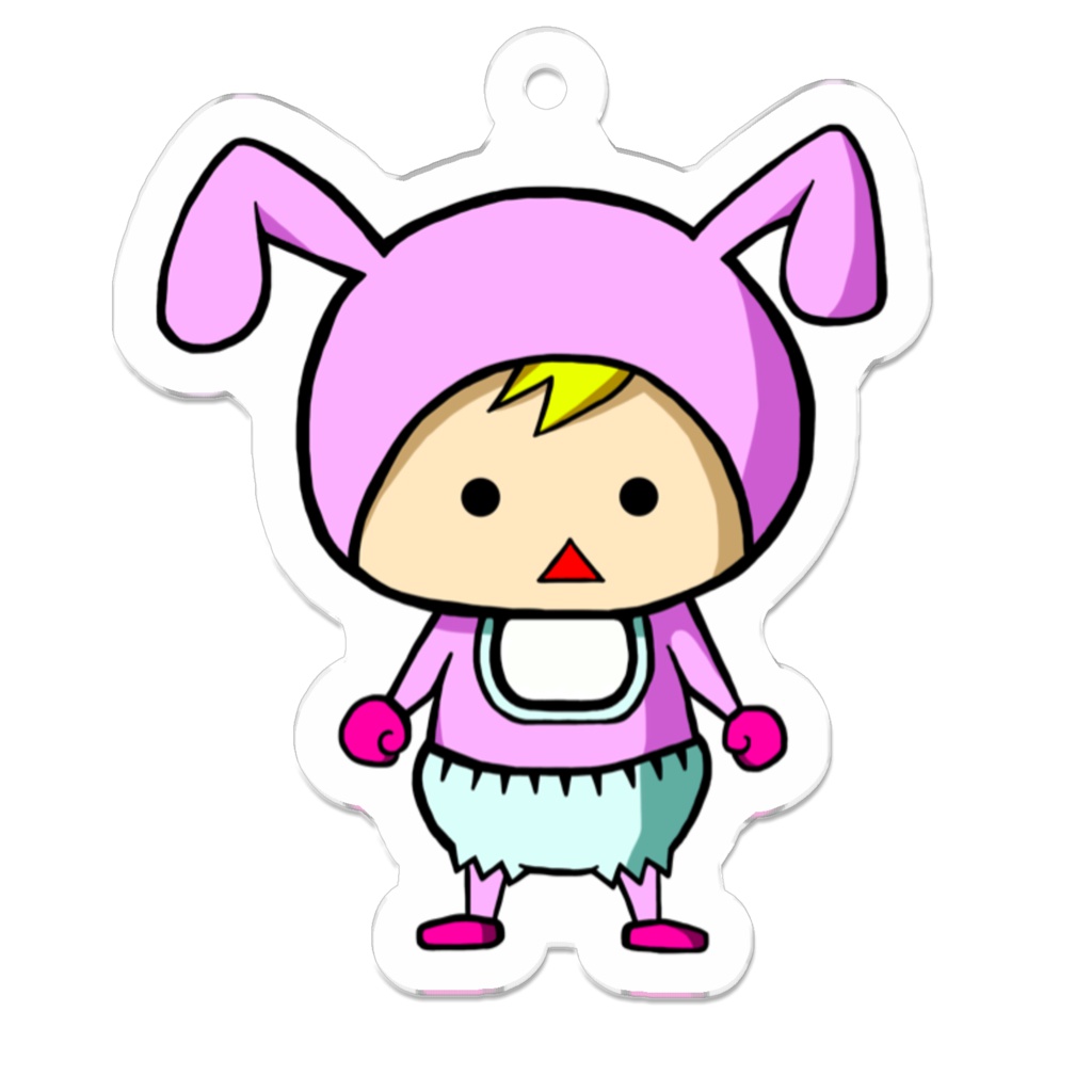 かぶりもの族キーホルダー