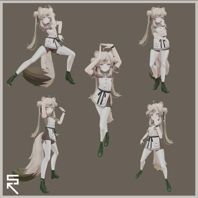 【VRC対応】奇妙な冒険風ポーズ10種