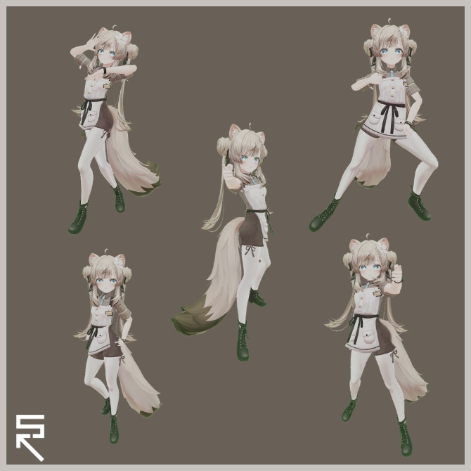 【VRC対応】奇妙な冒険風ポーズ10種