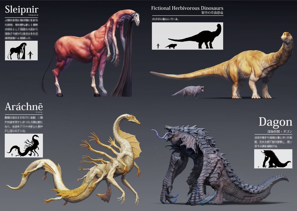 作品集『空想生物造形』