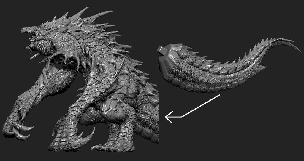 【STL】ダゴン(3Dプリント用データ)