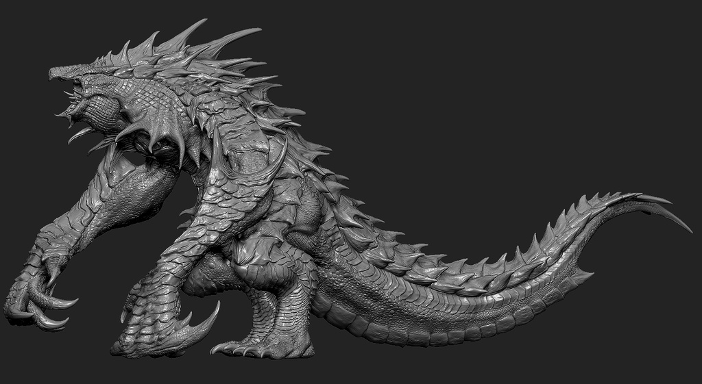 【STL】ダゴン(3Dプリント用データ)