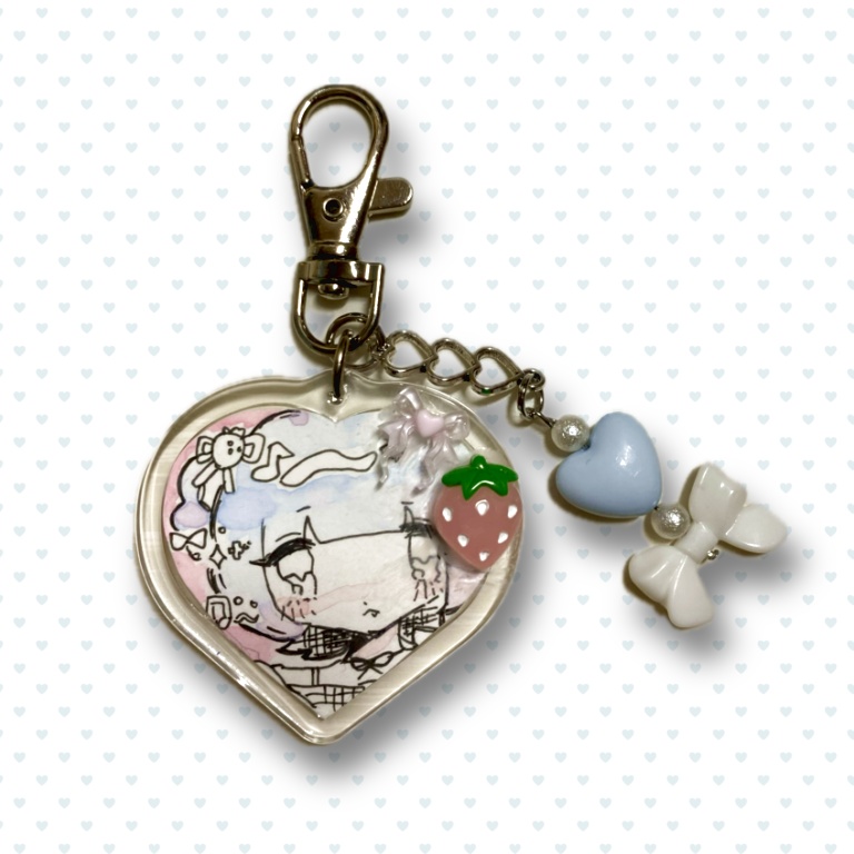 原画アクリルキーホルダー🍓