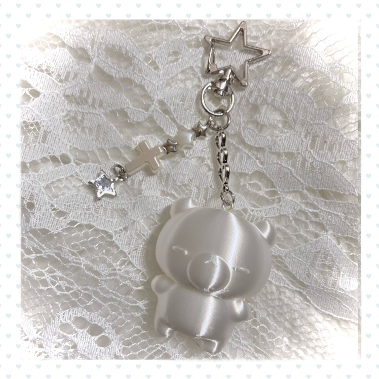 chacha bear キーホルダー🐻‍❄②