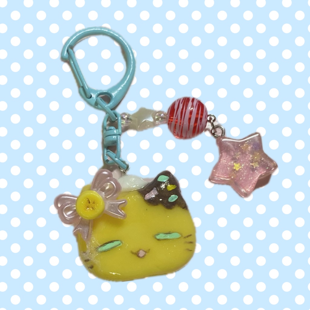 おねんどキーホルダー（チョコバナナ）